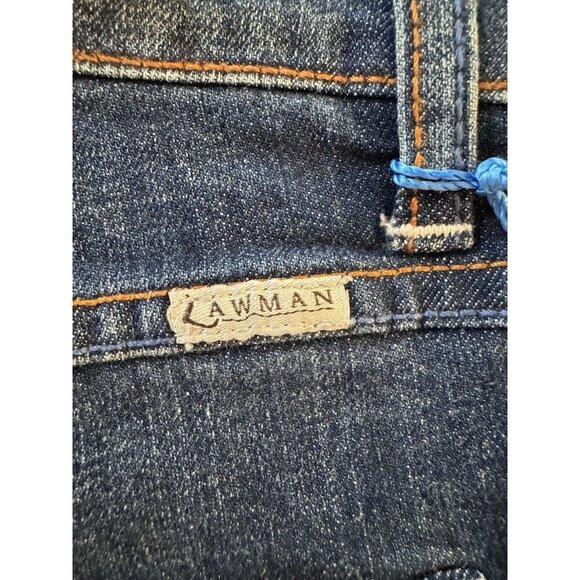 NWT Lawman Jeans Women's 1-2 Embroidered Cowgirl Western Rodeo Boot Cut Cross - Picture 6 of 11